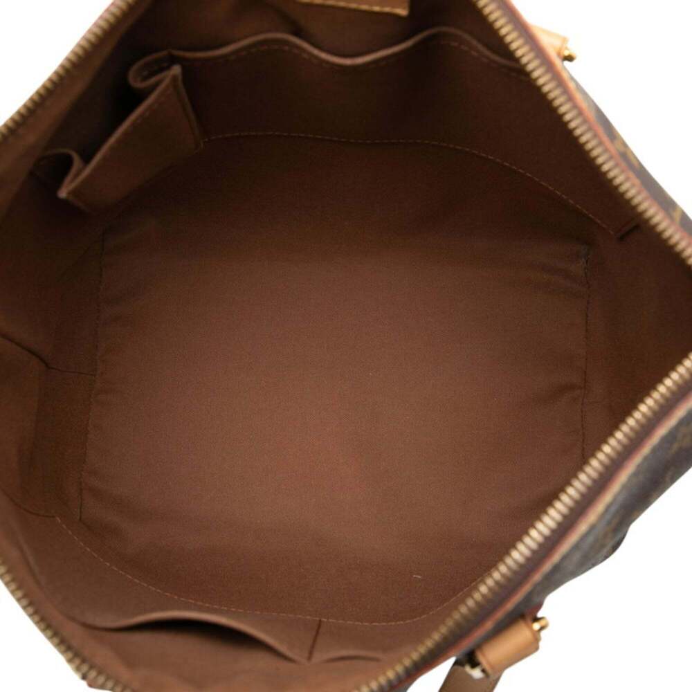 LOUIS VUITTON Authentic Brown Monogram Leather Shoulder Bag - Picture 4 of 6